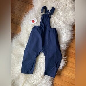 Navy Kids Adjustable Overalls